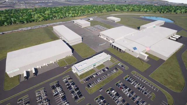 Siemens Mobility railcar factory rendering